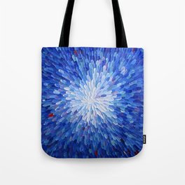 Electric blue, ultramarine, petals, flower - Abstract #26 Tote Bag