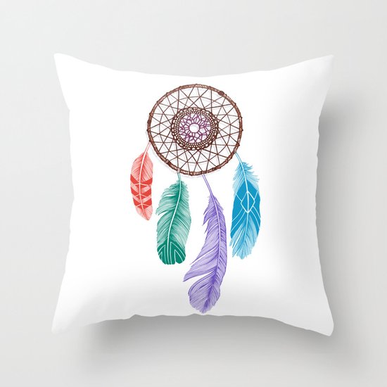 Dream Catcher Multi Throw Pillow