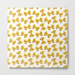 Farfalle Pasta Metal Print
