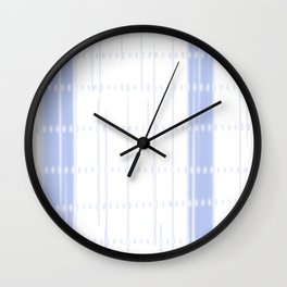 Very Peri White Stripes  Wall Clock
