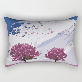 Snowy mountain Rectangular Pillow
