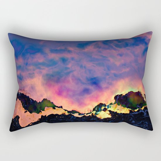 The World On Fire Rectangular Pillow