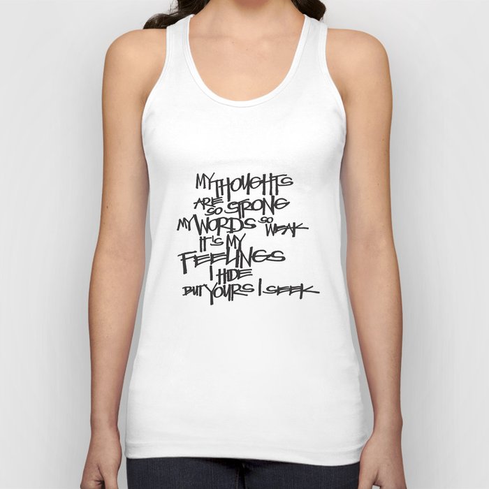 My Thoughts Are Strong Tank Top