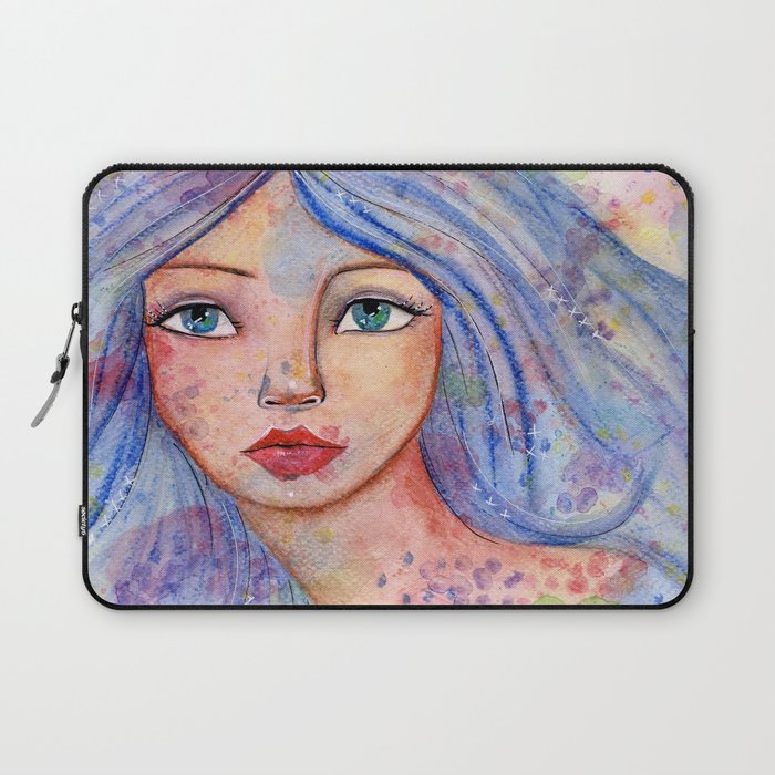 Girl in the flow Laptop Sleeve