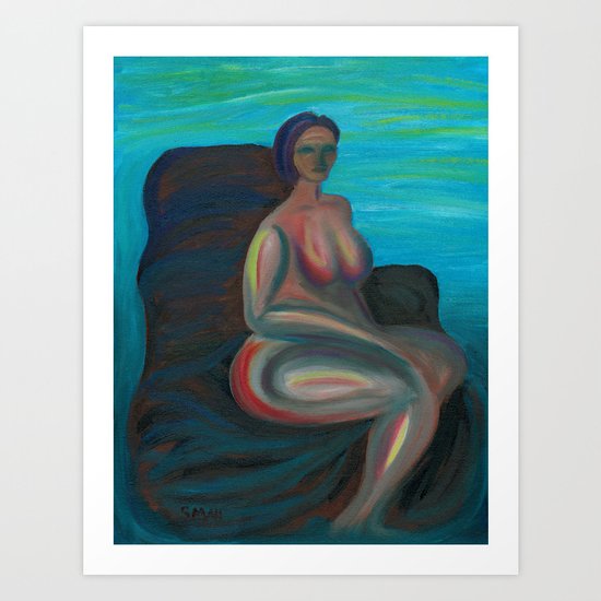 Blue Velvet Art Print