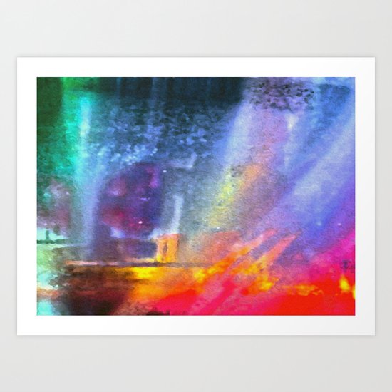 Fiery Fire Art Print