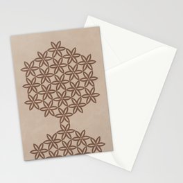 Unity Zen Flowers 4 Stationery Card