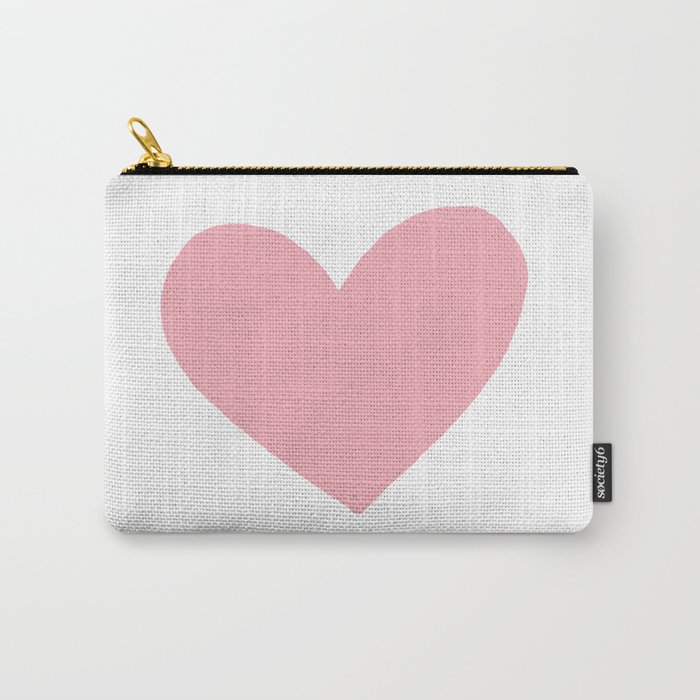 Pink Heart Carry-All Pouch
