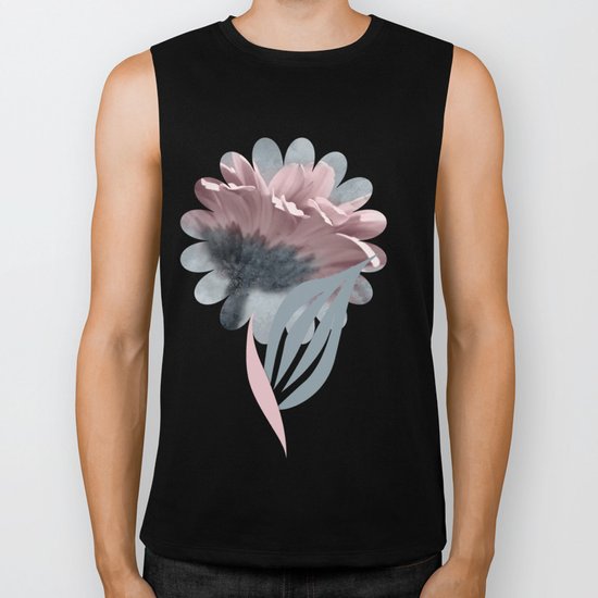 WINTER GERBERA Biker Tank