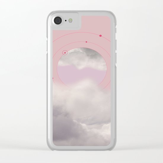 Floating in Clouds Clear iPhone Case