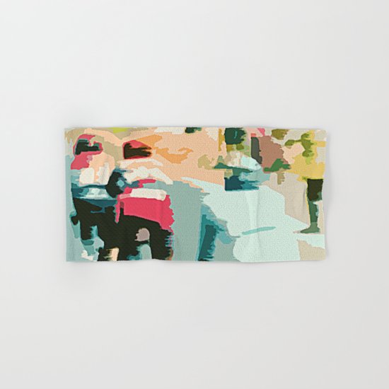 tete de la course Hand & Bath Towel