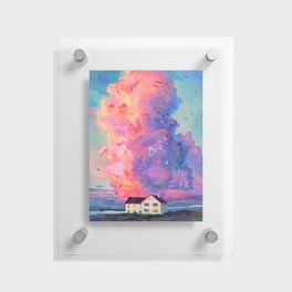 Cat Cloud Floating Acrylic Print