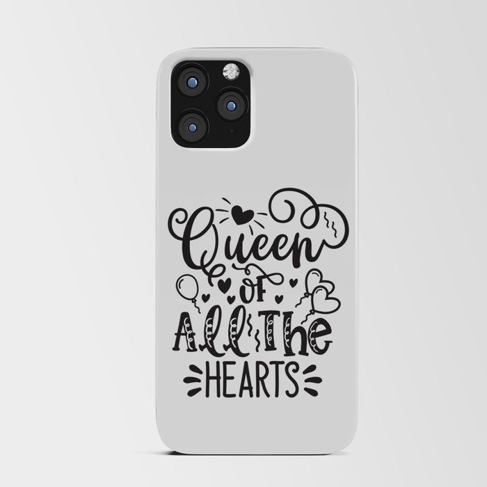 Queen Of All The Hearts iPhone Card Case