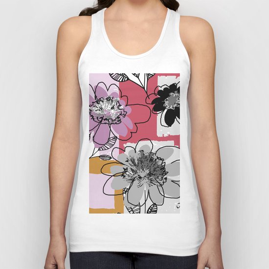 flower patch Unisex Tank Top