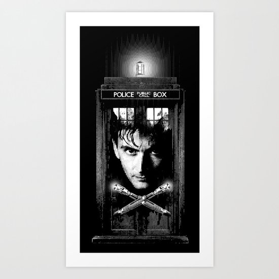 David the Tenth Doctor Art Print