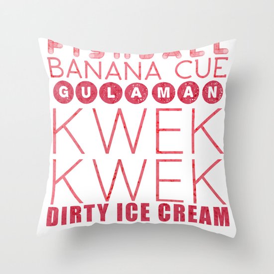 Food Manila Throw Pillow