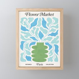 Paris: Flower Market 02 | Botanica Edition Framed Mini Art Print