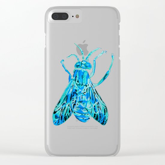 Horse Fly Clear iPhone Case