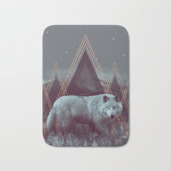 In Wildness | Wolf Bath Mat