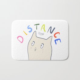 Distance Please Bath Mat