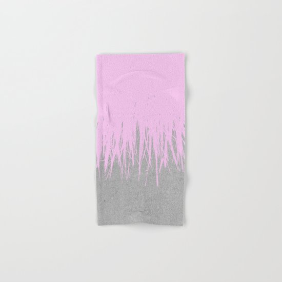 Concrete Fringe Blush Hand & Bath Towel