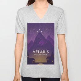 Velaris Night Court ACOTAR V Neck T Shirt