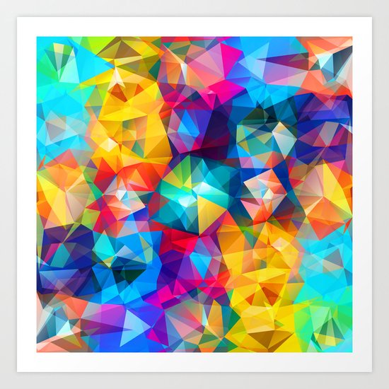 Summer Triangles Art Print