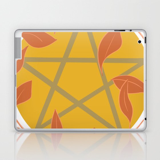 Autumn Pentagram Laptop & iPad Skin