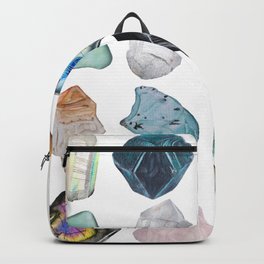 Illuminated Structure: Mineral Party 3 Backpack | Structure, Geology, Collection, Ametyst, Quartz, Chakra, Gemstones, Party, Crystals, Rainbow 