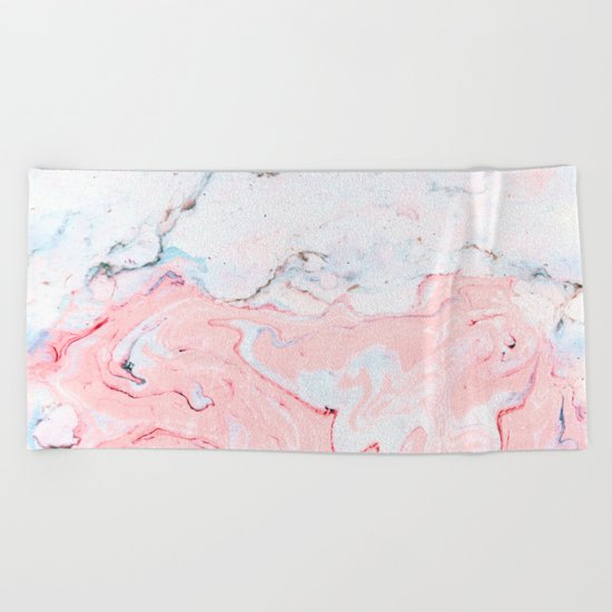 Marble Love #society6 #decor #buyart Beach Towel