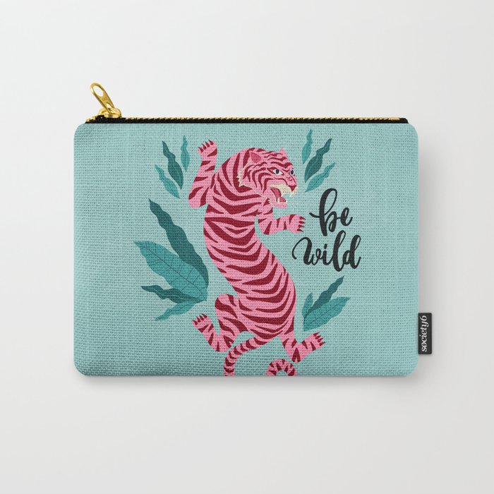 Be Wild: Wild Sea Blue Edition Carry-All Pouch