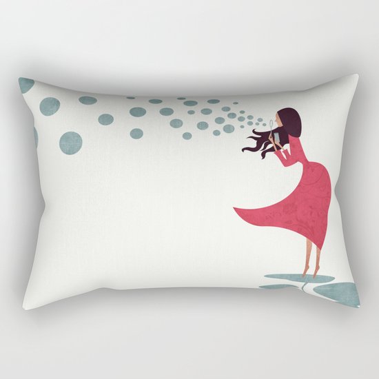 I'm bubbling Rectangular Pillow