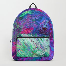 Dēmētría (Abstract 40) Backpack | Popart, Abstract, Mixed Media, Space, Digital, Other, Illustration, Graphicdesign, Oil 