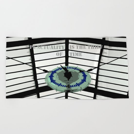 Oscar Wilde #4 Thief of Time Beach Towel