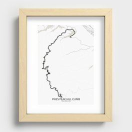 Pikes Peak International Hill Climb Recessed Framed Print