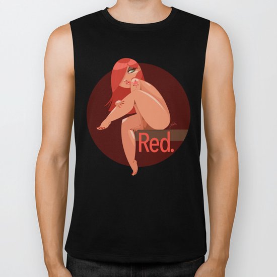 Red Biker Tank