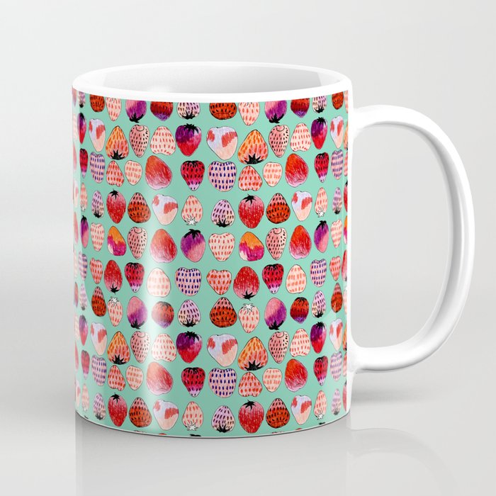 Strawberry Pattern Coffee Mug