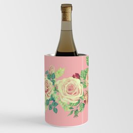 retro-floral  Wine Chiller