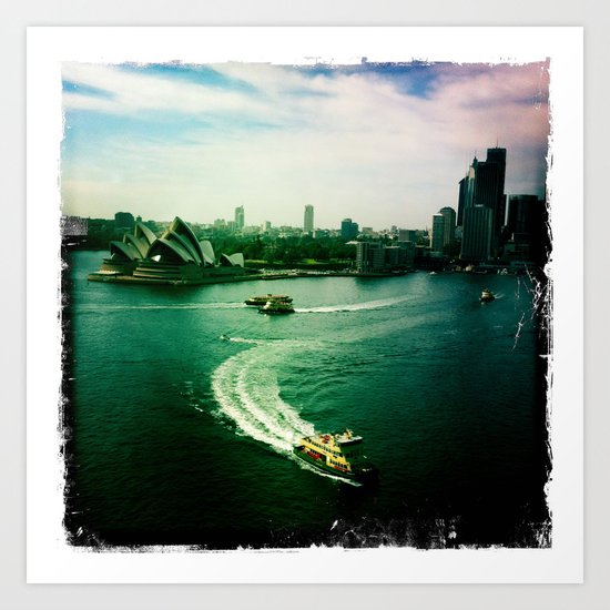 Sydney Harbour Opera House Art Print