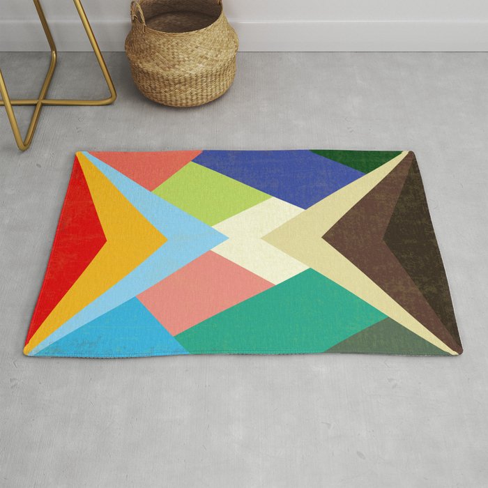 Geometric - Abstract - Triangles - V1 Rug