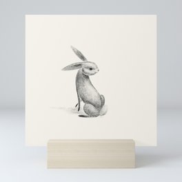 Rabbit rabbit Mini Art Print