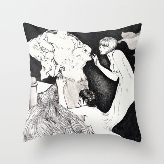 HYDE LOVE Throw Pillow