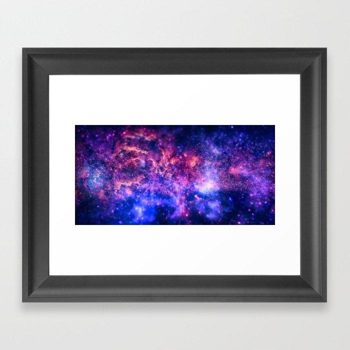 The center of the Universe (The Galactic Center Region ) Framed Art Print