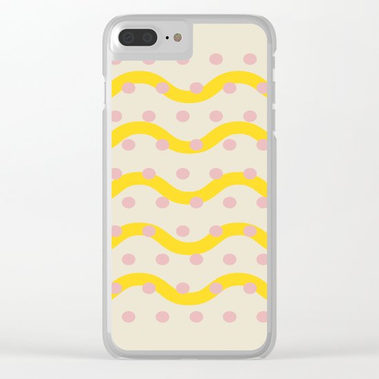 pinkdots Clear iPhone Case