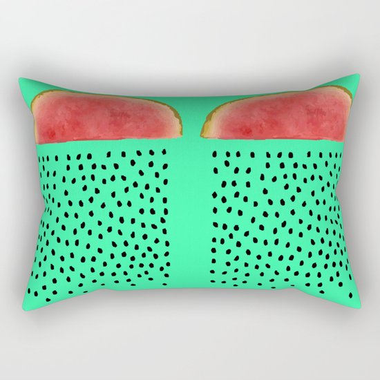 WATERMELLON DROPS Rectangular Pillow
