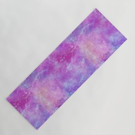 Purple Pink Galaxy Painting Yoga Mat