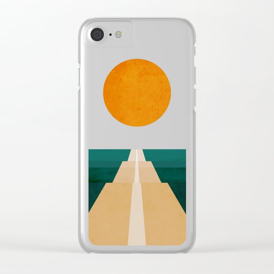 The Road Less Traveled Clear iPhone Case