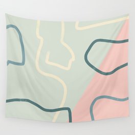 The cybernetic river Wall Tapestry