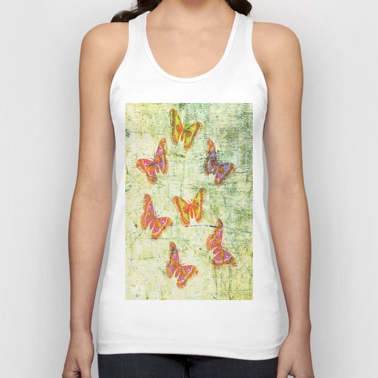 Butterfly Colours Unisex Tank Top