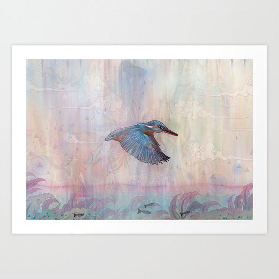 Terror From Above Art Print